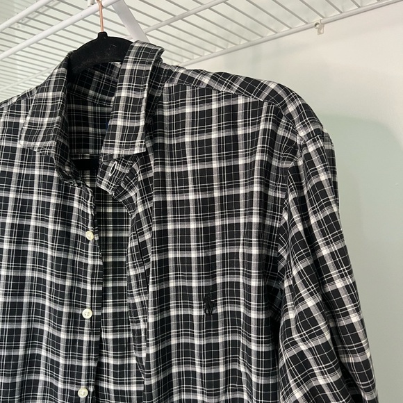 Polo Ralph Lauren Black Plaid Button Down - Picture 1 of 7